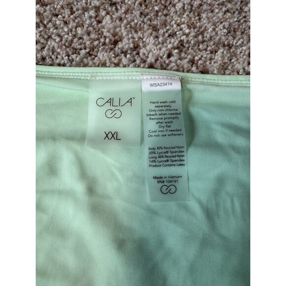 CALIA by Carrie Underwood women's swim bikini bottoms, size XXL, Mint/Light grn - Picture 3 of 7